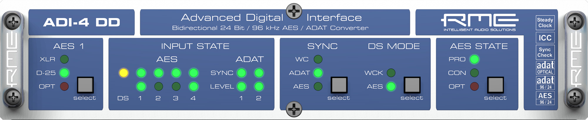 ADI-4 DD 8-Channel 24-Bit/96kHz AES.ADAT format converter